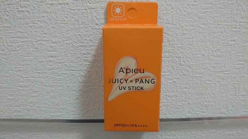 A'PIEU アピュー ジューシーパン UVスティック OR01 オレンジバー 15g SPF50+ / PA++++ 1