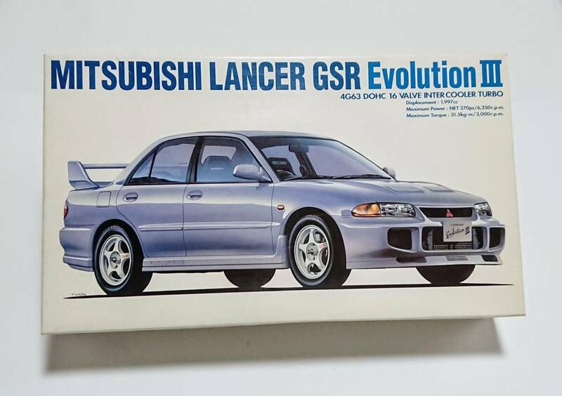 ハセガワ 1/24 三菱ランサー GSR エボリューションⅢ ランエボ プラモデル