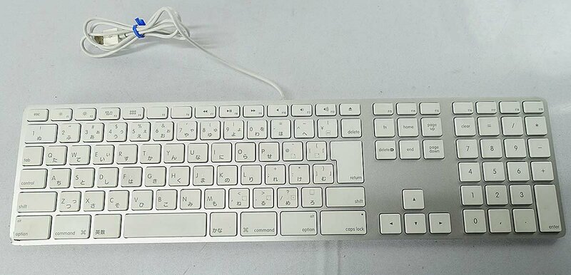 簡易チェック Apple 純正 A1243 USB対応 日本語 キーボード Keyboard mac USB アップル テンキー S052817