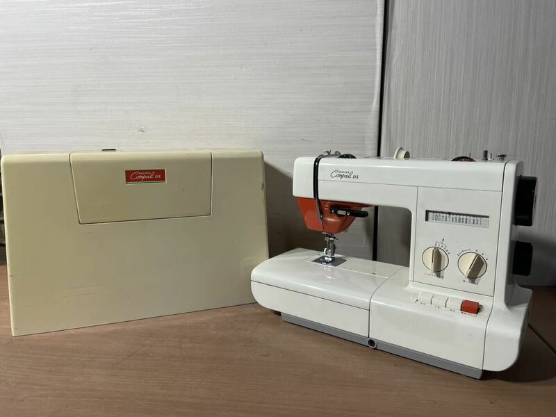 brother ミシン コンパルDX ZZ3-B750 1977年製 動作確認済 ブラザー Compal DELUXE ハンドクラフト 手工芸 裁縫器具 レトロ 中古品