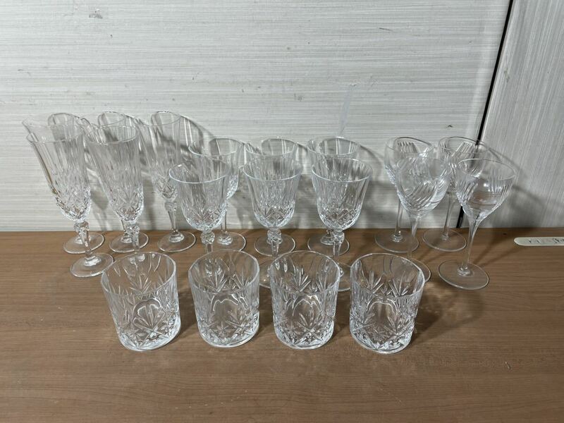 グラス まとめ 大量 ワイングラス シャンパングラス ロックグラス カクテルグラス ガラス食器 ガラス クリスタル 食器 コップ 