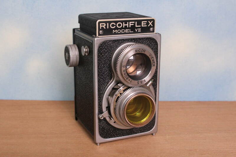 ※美品　RICOHFLEX　Ⅶ　80㎜　ｆ3.5　リコーフレックス　二眼レフカメラ　作動良好品
