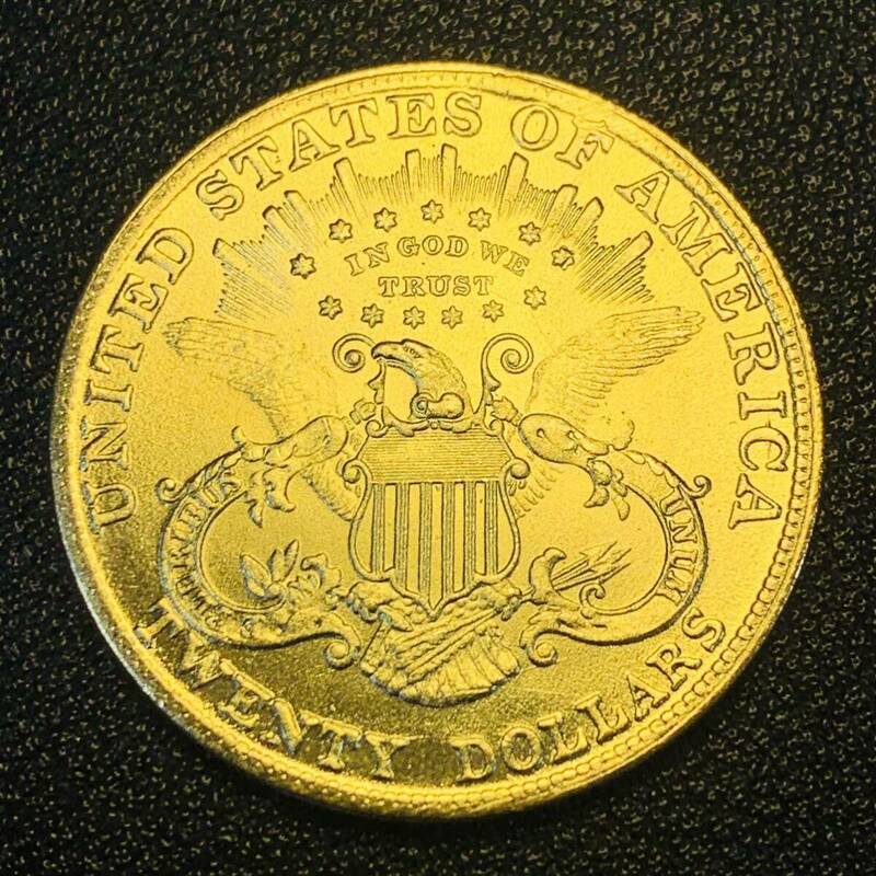 金貨　古銭　アメリカ　1882年　自由の女神　リバティ　エ・プルリブス・ウヌム 合衆爲一　盾　イーグル　ドル　大型　コイン　硬貨