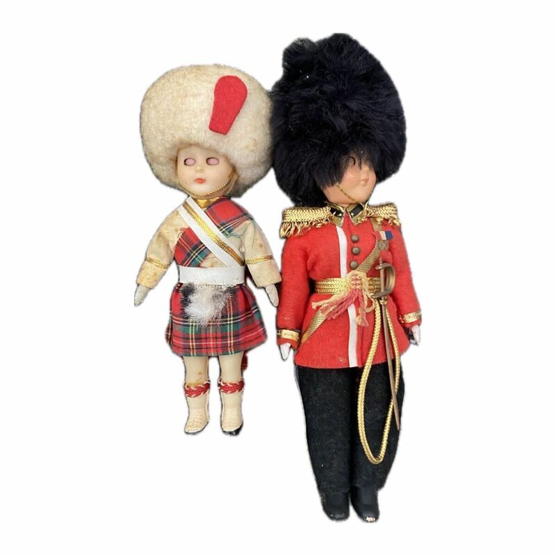 イギリス　近衛兵　ヴィンテージドール　女性　おもちゃ　Y&G