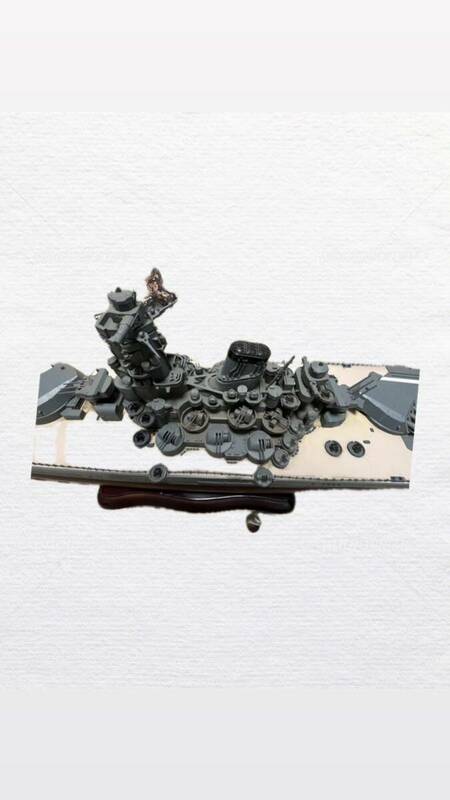 宇宙戦艦ヤマト置物 文鎮 彫刻 アンティーク オブジェ 模型　プラモデル　当時物　レア物　