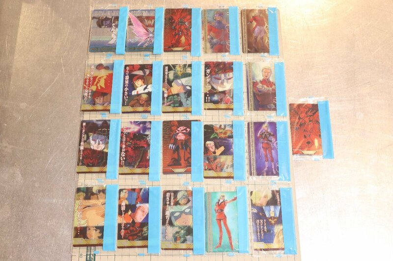 ■未開封■ 機動戦士ガンダム カード 21枚 まとめ売り アムロ 赤い彗星 シャー