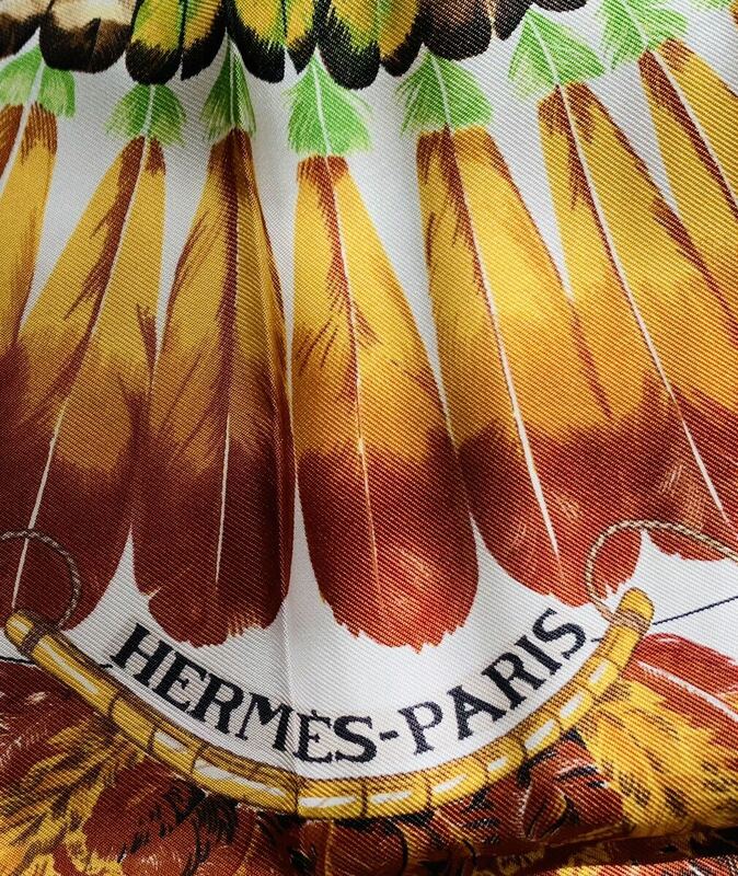 【エルメス・美品】HERMES エルメス スカーフ　Brazil ブラジル　88cm x 88cm