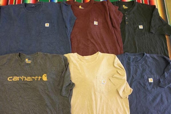 PICK-TS4 大きいサイズ カーハート Carhartt Tシャツ ワンポイント￥1～US古着卸大量セット業者まとめ売り