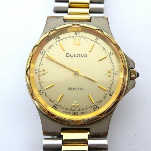 ♪tyom 1359-2 114 稼働品 BULOVA ブローバ 9063-5020 クォーツ 腕時計