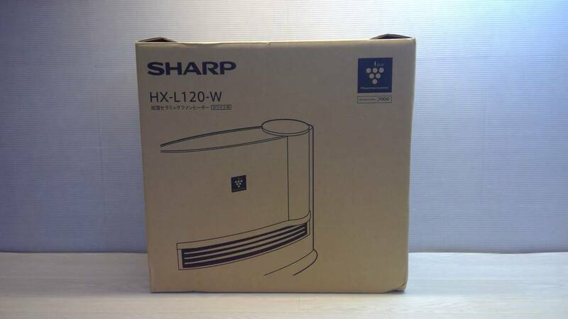 [C5503-833] ハード シャープ 加湿セラミック ファンヒーター HX-L120-W 0522