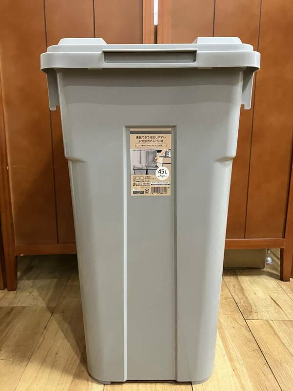 【6066】美品　TONBO　トンボ　45Ｌ連結可能　ゴミ箱　そのままゴミ袋サイズ　臭い漏れ防止蓋あり　頑丈未使用　安心の日本勢　madeinＪＰ