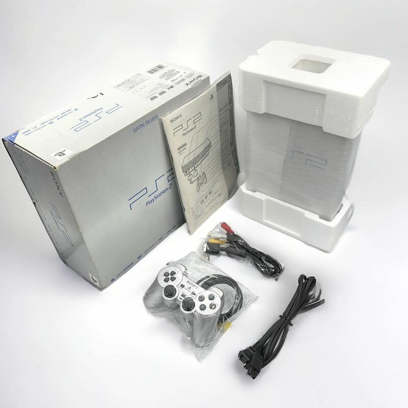 極美品 SONY ソニー PS2 本体 SCPH-50000TSS サテンシルバー トイザらス限定カラー プレイステーション2 プレステ2