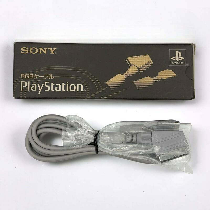 未使用 SONY PS PlayStation プレイステーション RGBケーブル SCPH-1050
