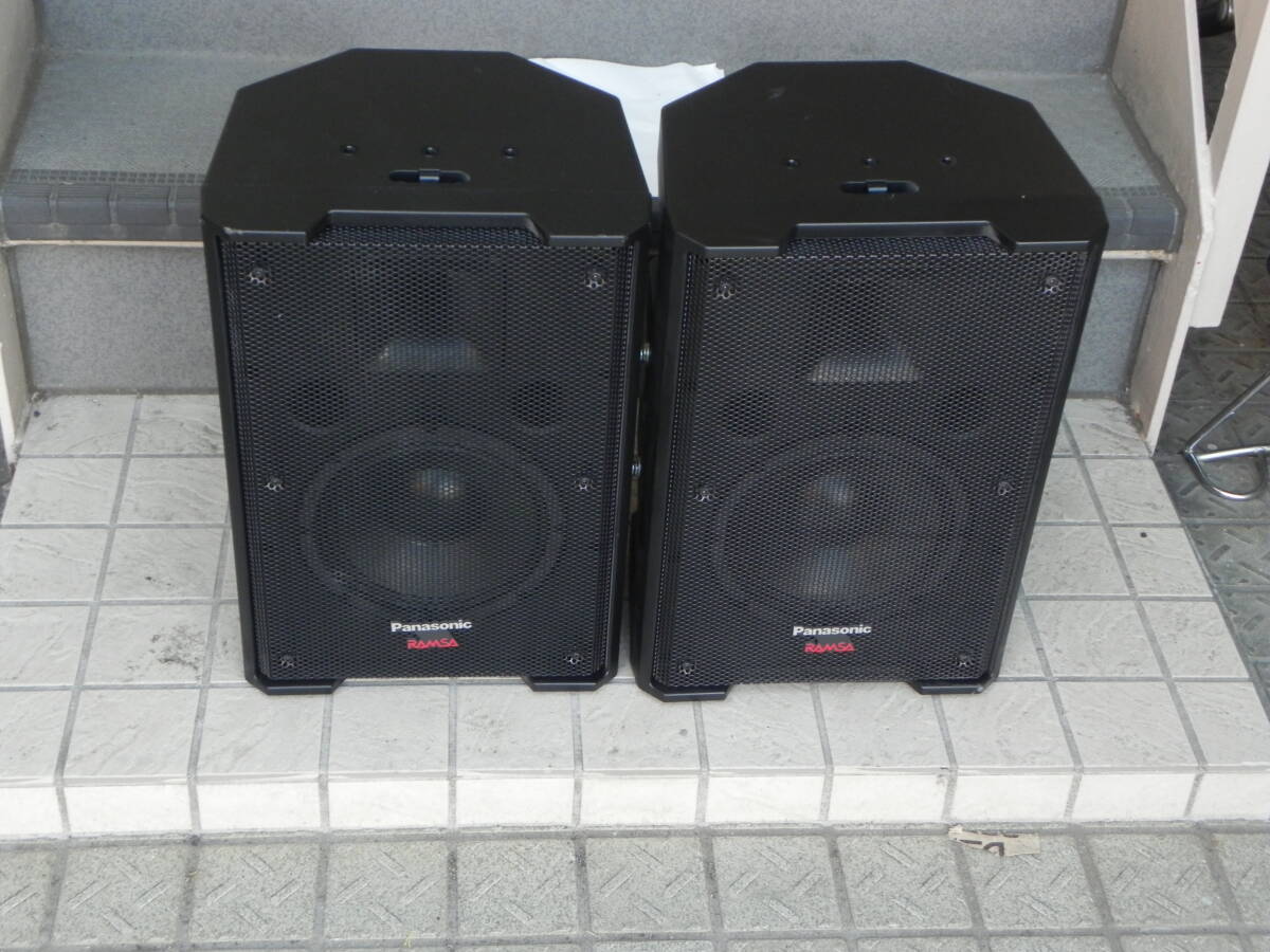 中古 　★パナソニック パナソニック RAMSA Auditorium Series ウェイスピーカー ブラック (2本) WS-AR080-K