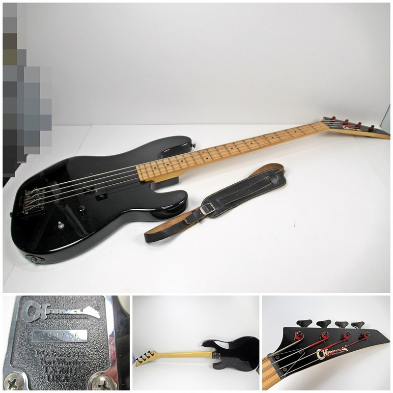 ◆[C77]シャーベル　エレキベース　BY JACKSON/CHARVEL　Black　音出し確認　現状品