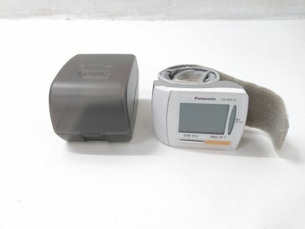 ◆ 動作品 Panasonic パナソニック 手くび血圧計 EW-BW33-W ホワイト デジタル 電池式 高さセンサー 0430A6 @60 ◆