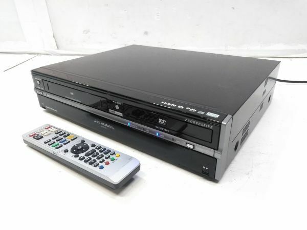 ♪訳あり DX BROADTEC DXアンテナ DVHR-D250 HDD/BD/VHS レコーダー 2007年製 リモコン付き A051614F @140♪