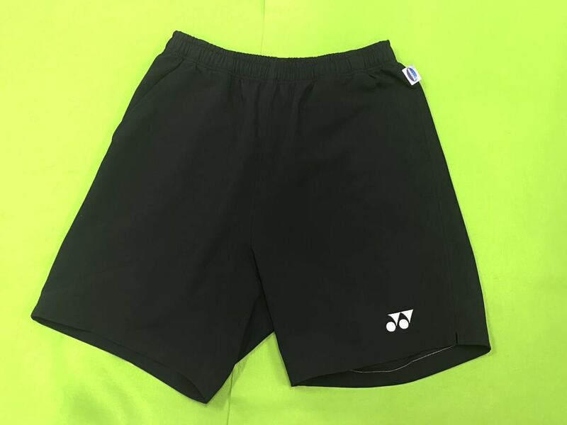 42★即決★ヨネックス★ハーフパンツ★Sサイズ（UNI男女兼用サイズ規格）★黒★ベリークール★中古★YONEX★バドミントン★テニス★