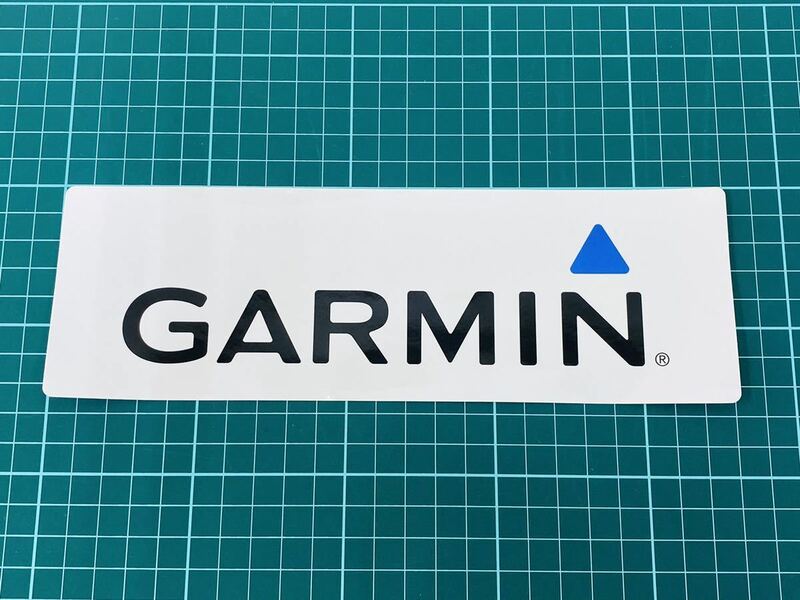 3★即決★ガーミン★ステッカー★大サイズ★非売品★GARMIN★白文字★横23cm×縦7.5cm★