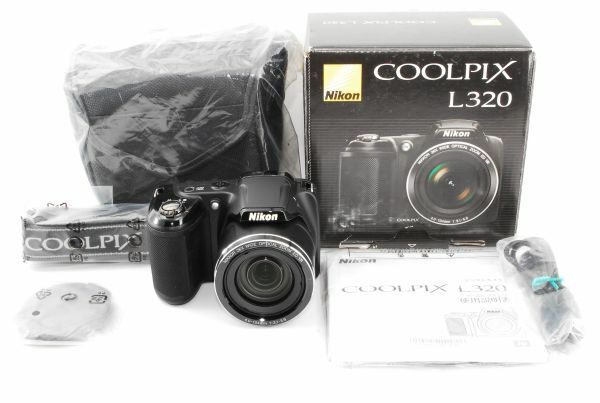 ★極上美品★ ニコン NIKON COOLPIX L320 ★元箱付き★ コンパクトデジタルカメラ #L85140150