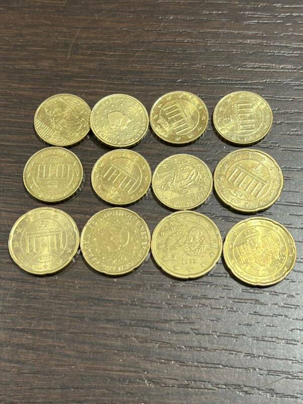 ユーロセントまとめ 外国コイン 外国硬貨 アンティーク 古銭 コレクション 流通/現状品 送140 同梱可