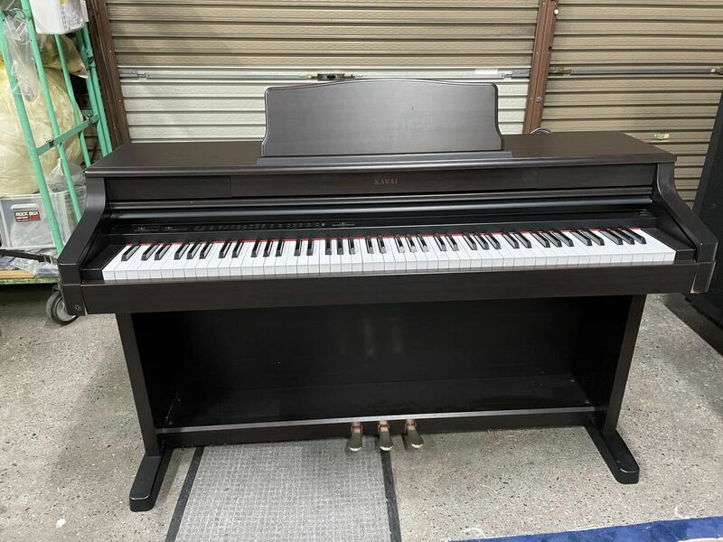 ♪●KAWAI カワイ 電子ピアノ PW820 木製鍵盤 88鍵 河合 楽器 97年製 スピーカーユニット交換済み