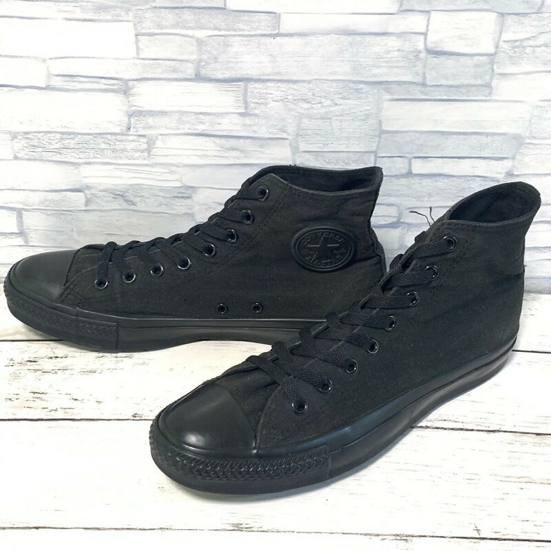 R6184bL CONVERSE コンバース ALL STAR HI オールスターハイ M3310 ブラックモノクローム ハイカットスニーカー 28cm メンズ キャンバス