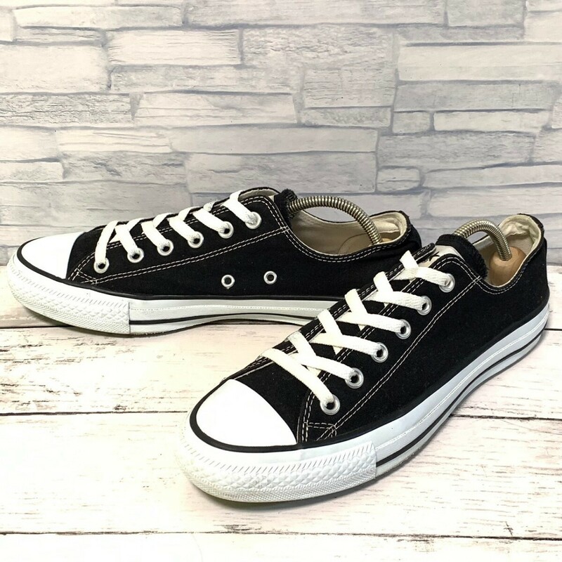 R6226bL CONVERSE CANVAS ALL STAR OX コンバース キャンバスオールスターOX 32160321 メンズ 26.5cm ローカットスニーカー ブラック