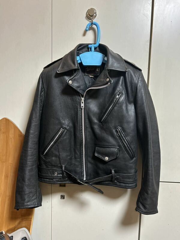  SCHOTT PERFECTO ONE STAR ライダース ショット ワンスター リボンタグ 黒タグ 50s ビンテージ USA製 SACAI ルイスレザー 藤原ヒロシ