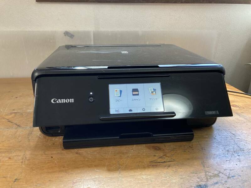 CANON キャノン A4 インクジェット プリンター 複合機 TS8130 PIXUS 52403y インク付 CDトレー付