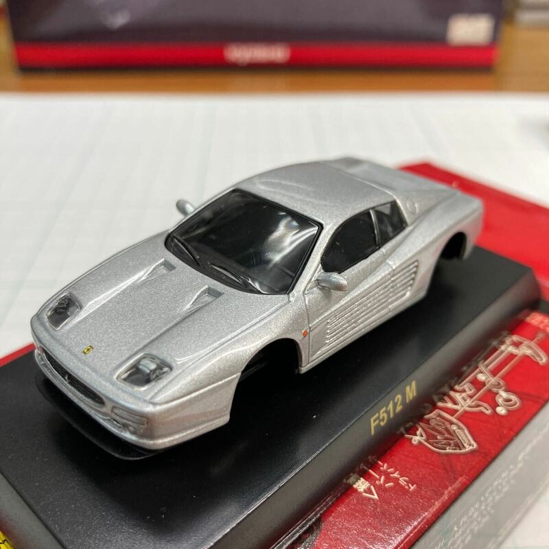 1:64スケール　フェラーリⅢ　F512 M　シルバー（銀）京商　未組立　未使用　サークルKサンクス限定　2007年 