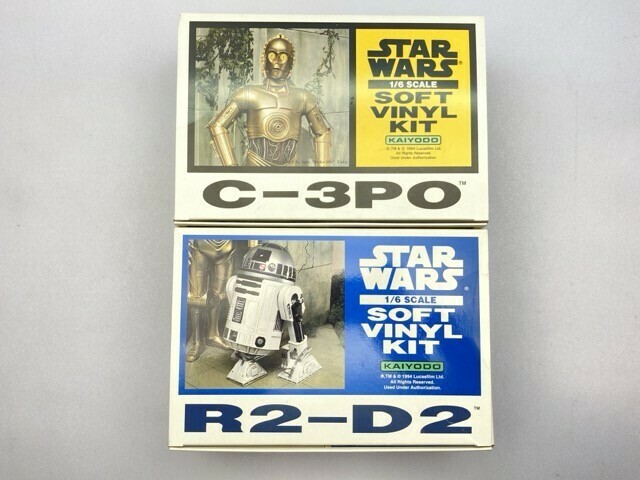 海洋堂 1/6 C-3PO R2-D2 スターウォーズ まとめて ※まとめて取引・同梱不可 [38-2196]