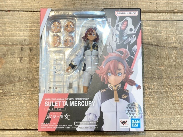 バンダイ S.H.Figuarts スレッタマーキュリー 機動戦士ガンダム 水星の魔女/未開封 ※まとめて取引・同梱不可 [32-2257]