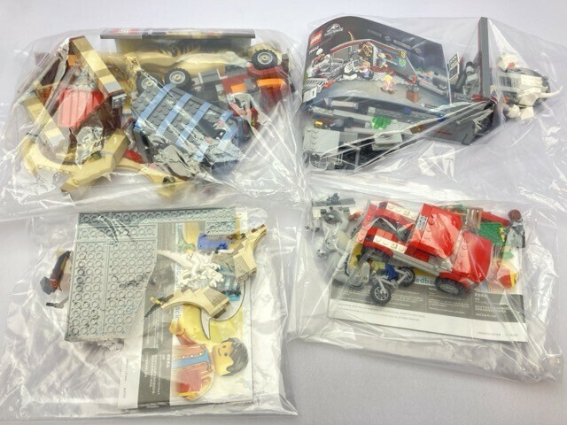 LEGO 76948 T-レックスとアトロキラプルの大脱走 他 まとめて 完成品/ジャンク ※まとめて取引・同梱不可 [5-2261]