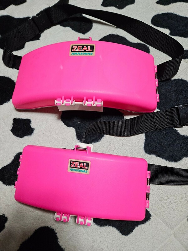 ZEAL ズイール AMAZONAS BOX アマゾン ウエスト ボックス ポーチ 大小 2個 セット 限定色 ピンク