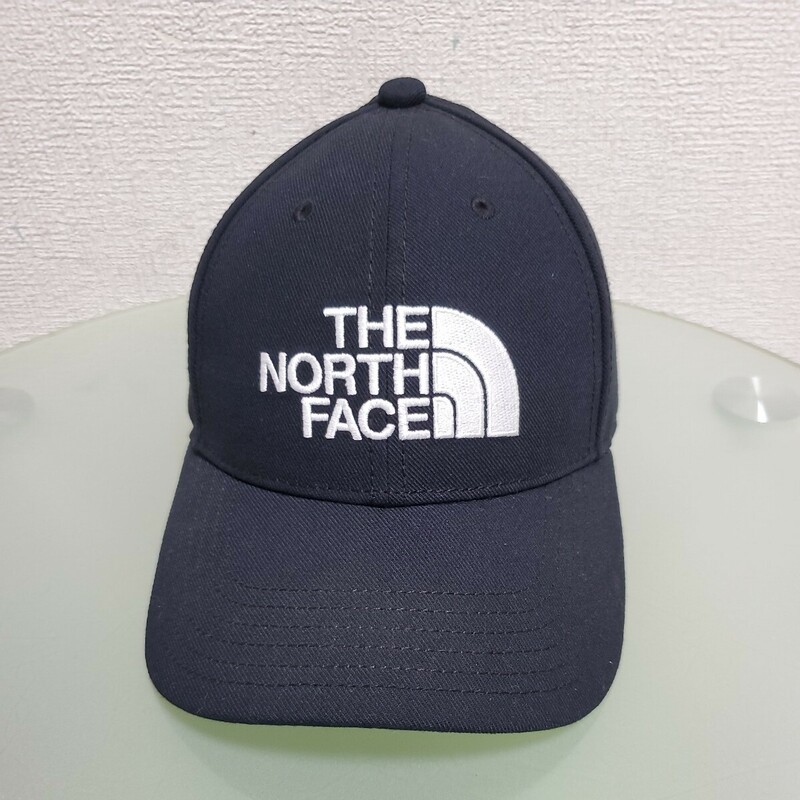 THE NORTH FACE ノースフェイス キャップ ロゴ ブラック ホワイト FREE ユニセックス 調節可能 美品