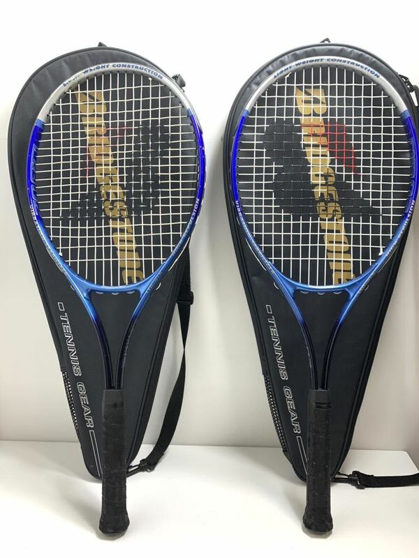 ブリヂストンテニスラケットDB02 BRIDGESTONE TENNIS GEAR 2本ソフトケース付　「中古」　