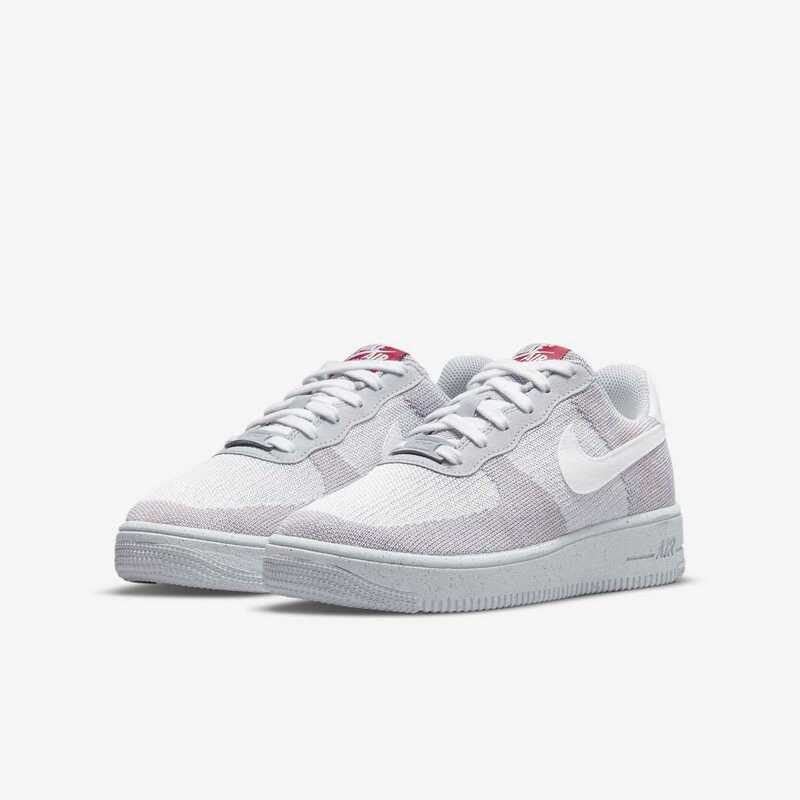 ナイキ エア フォース 1 クレーター フライニット GS 22.5㎝ DH3375-002 NIKE AIR FORCE 1 CRATER FLYKNIT (GS) 女性 子供 キッズ 