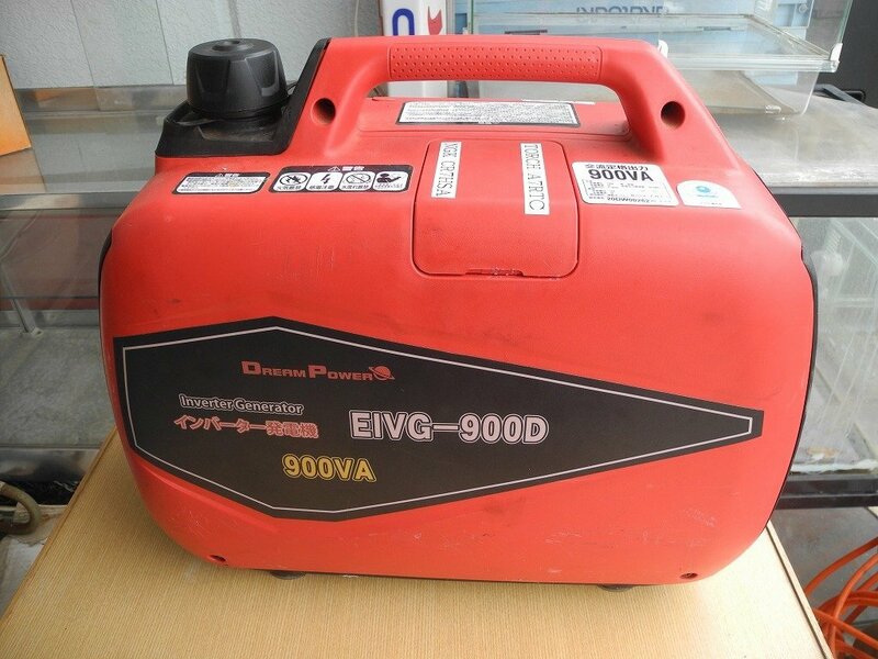 インバーター発電機 EIVG-900D ナカトミ　(^00XD26A