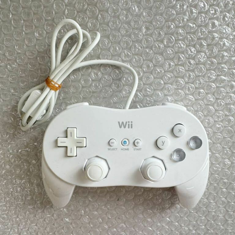 *任天堂 ニンテンドー Nintendo Wii WiiU クラシックコントローラー Pro ホワイト 白 RVL-005