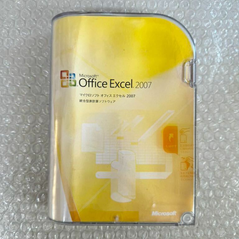 * 希少●２台認証●Microsoft Office Excel 2007　アップグレード●製品版