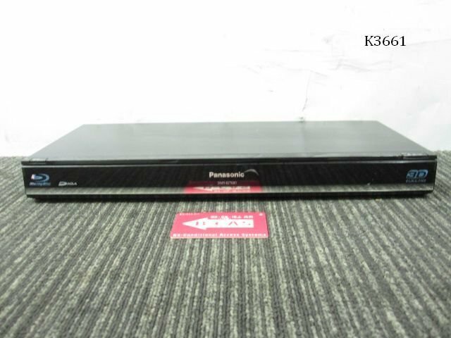 K3661M Panasonic パナソニック DMR-BZT600 BD/HDDレコーダー 11年製 通電OK