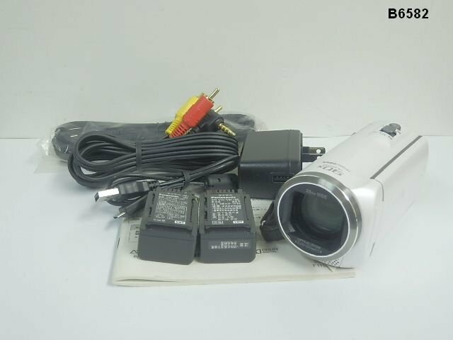 B6582S Panasonic デジタルハイビジョンビデオカメラ HC-V360M 現状品 充電ケーブル欠品