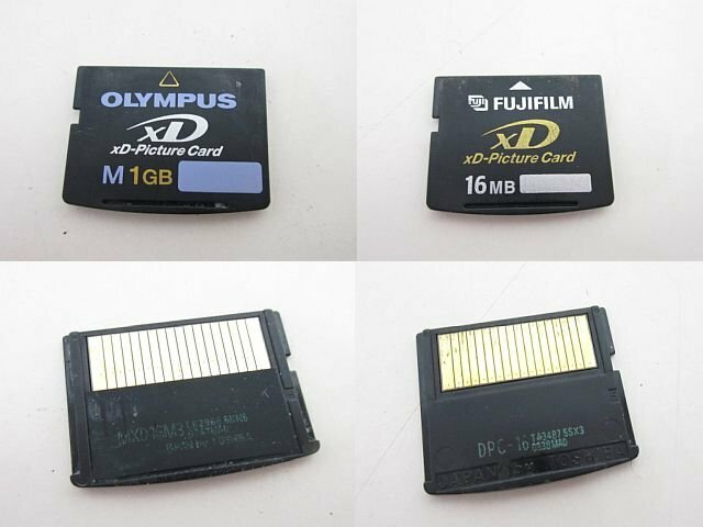 S3192R XDピクチャーカード 2枚セット (OLYMPUS/M 1GB)( FUJIFILM/16MB) フォーマット済 中古動作品