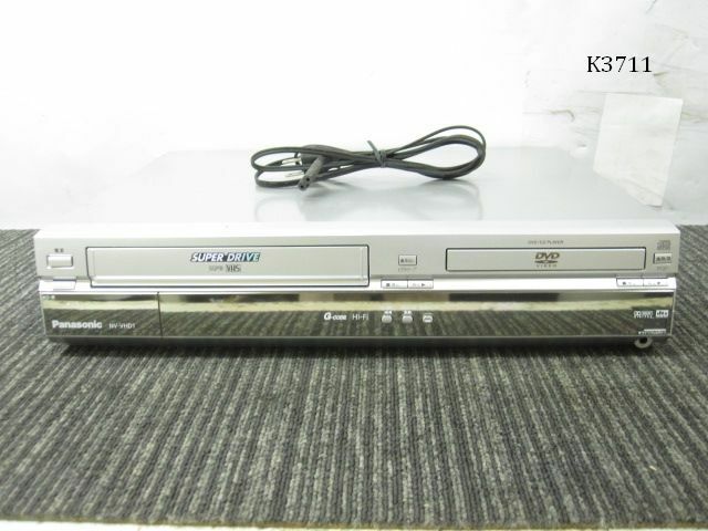 K3711M 再生OK Panasonic パナソニック NV-VHD1 VHS/DVD一体型レコーダー