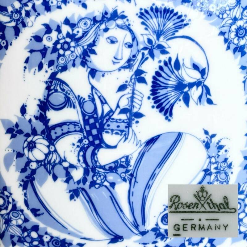 YM214 Rosenthal ローゼンタール Bjorn Wiinblad ビョルン・ヴィンブラッド スタジオライン フラワーベース GERMANY ドイツ (検)花瓶 花器