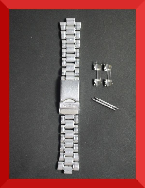 美品 シチズン CITIZEN 腕時計 ベルト 20mm 男性用 メンズ x713
