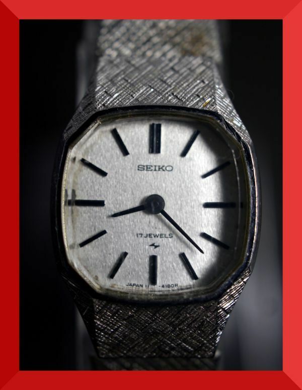 セイコー SEIKO 17石 手巻き 2針 11-4580 女性用 レディース 腕時計 x839 ジャンク