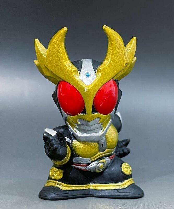 指人形 ミニソフビ 仮面ライダーアギト グランドフォーム 中古品 仮面ライダーキッズ