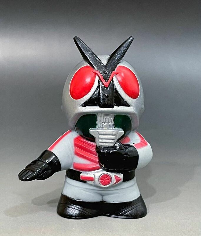 指人形 ミニソフビ セタップ 仮面ライダー X 中古品 仮面ライダーキッズ